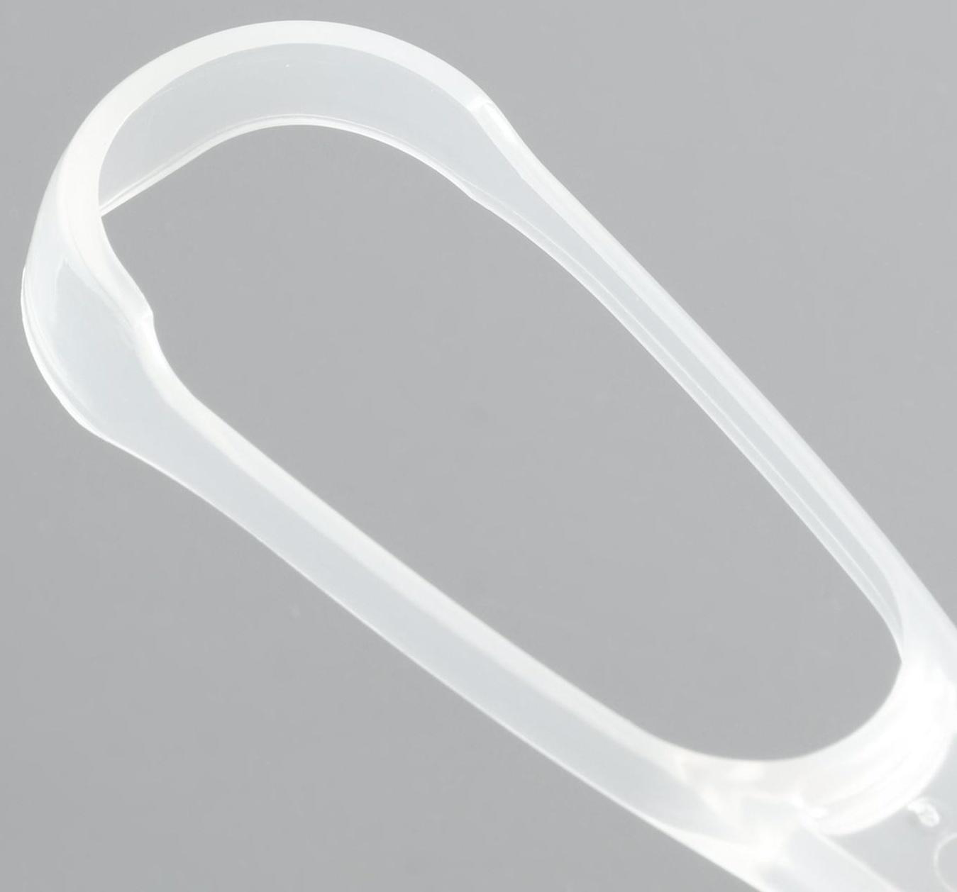 Скребок для чистки языка, прозрачный