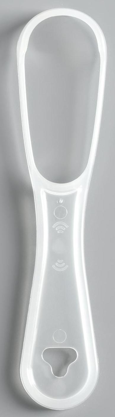 Скребок для чистки языка, прозрачный