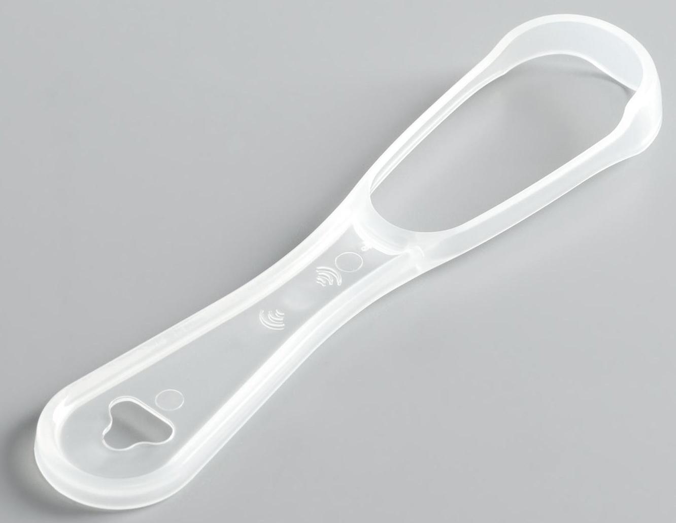 Скребок для чистки языка, прозрачный