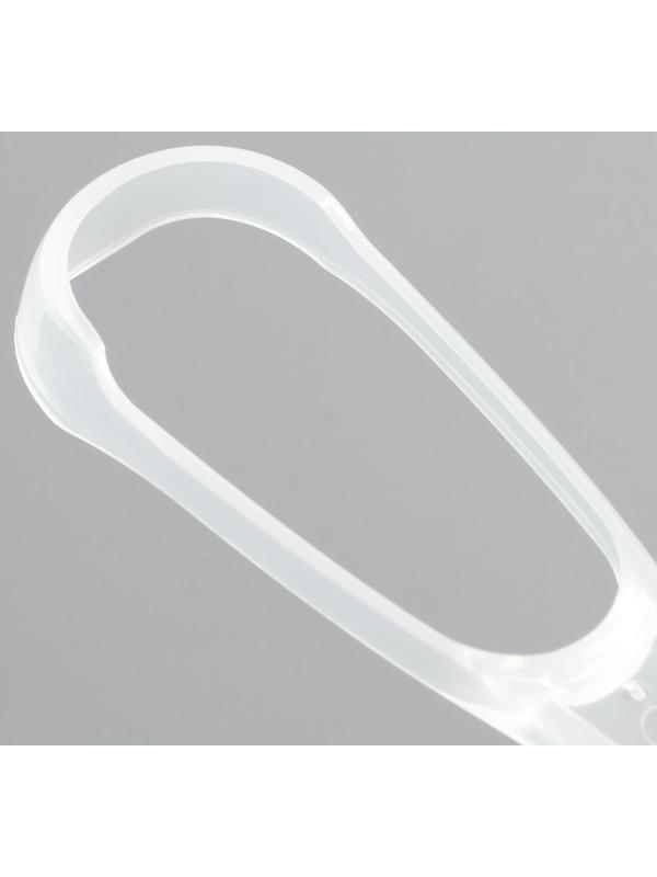 Скребок для чистки языка, прозрачный