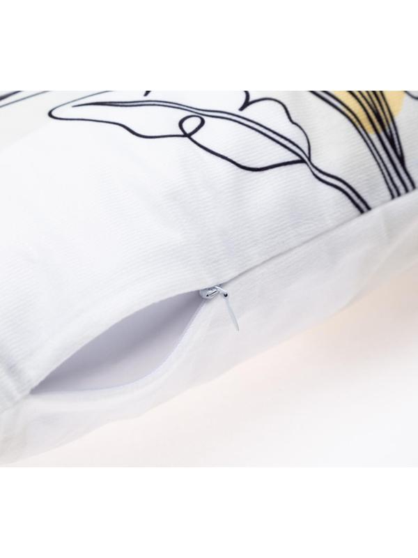 Наволочка декоративная Этель «Листья» 40х40 см, 100% п/э