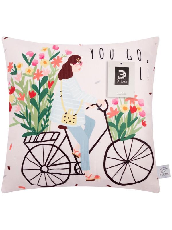 Наволочка декоративная Этель «Girl» 40х40 см, 100% п/э, велюр