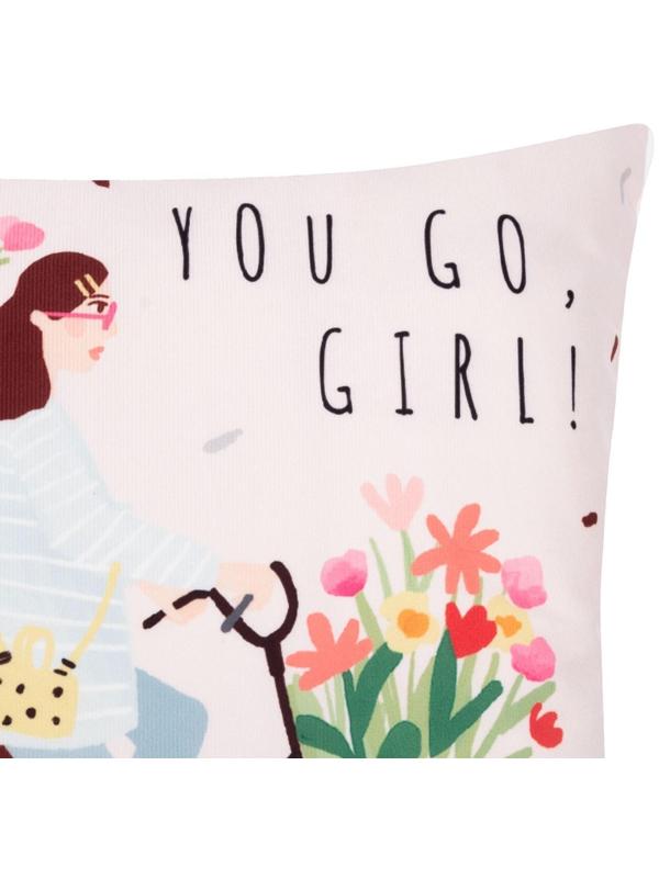 Наволочка декоративная Этель «Girl» 40х40 см, 100% п/э, велюр