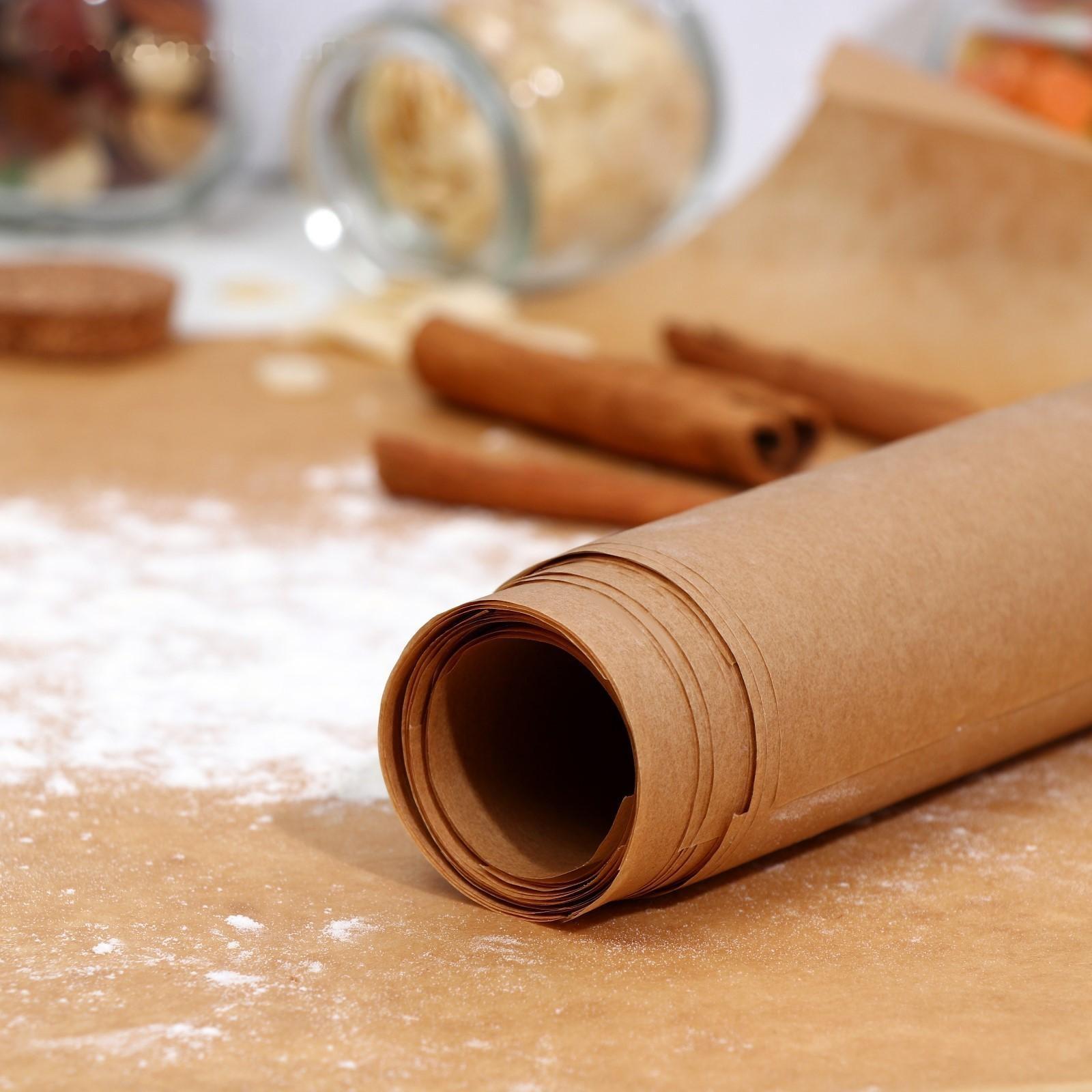 Набор пергамент силиконизированный, коричневый, жиростойкий, 38 х 42 см, 15 листов