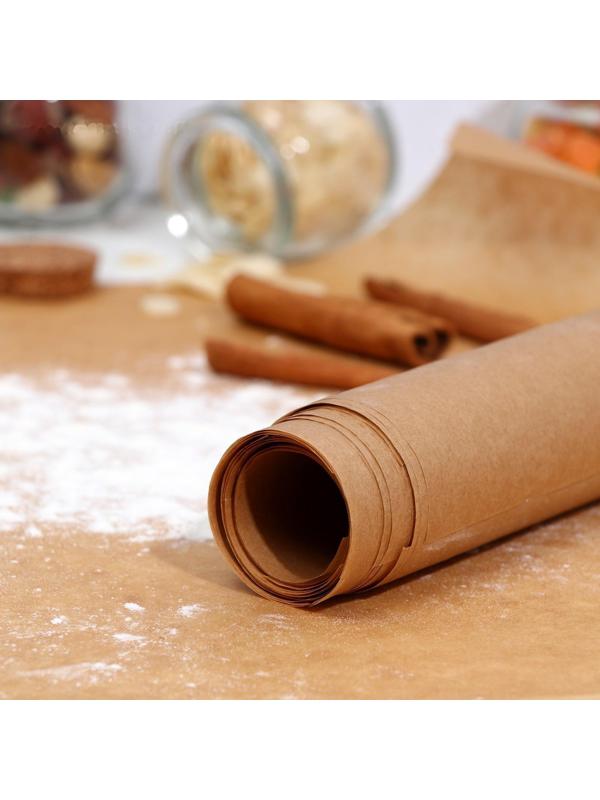 Набор пергамент силиконизированный, коричневый, жиростойкий, 38 х 42 см, 15 листов