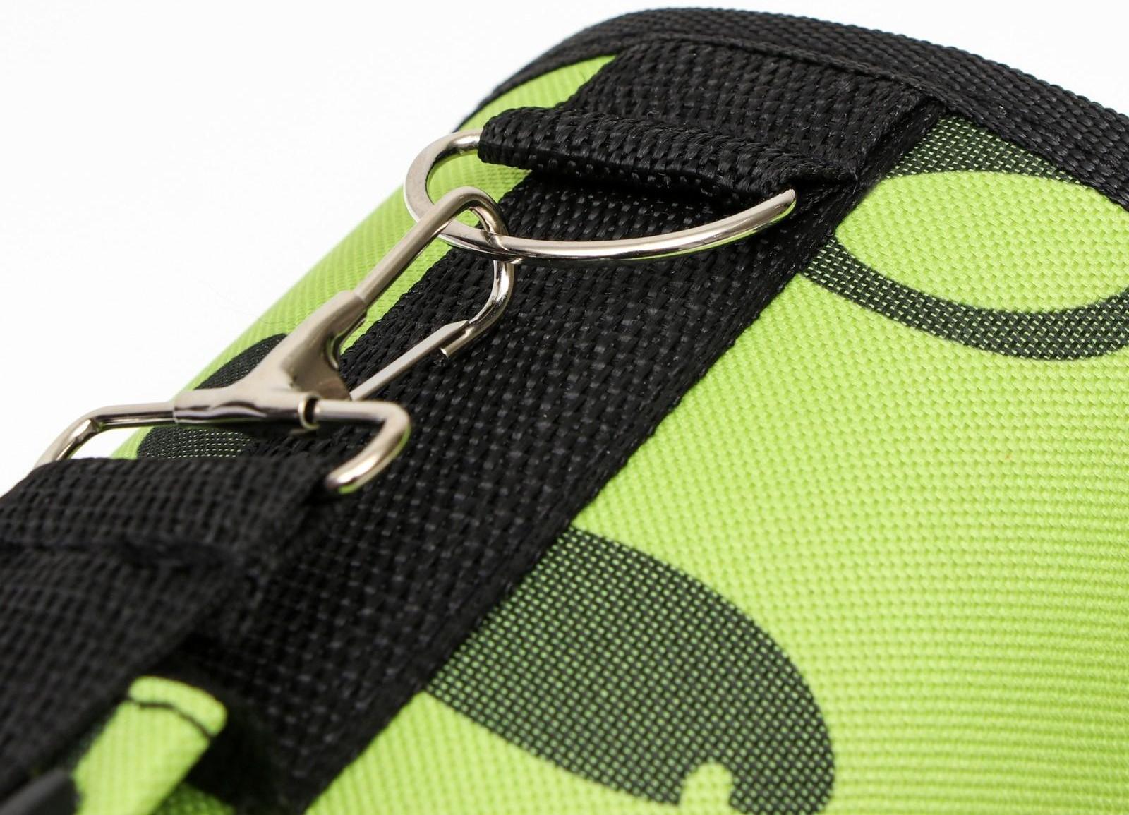 Сумка-переноска для кошек и собак, каркасная «Цветы», размер S, 37,5 х 17 х 22 см