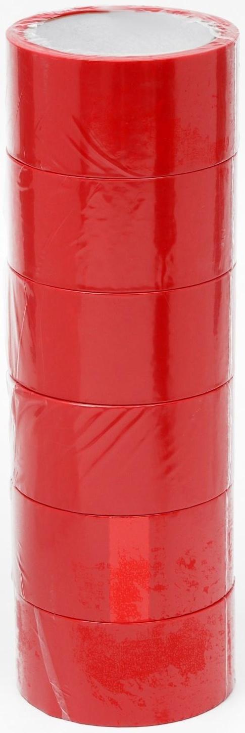 Клейкая лента 48*50 45 мкм, красный