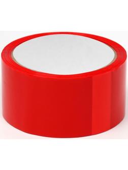 Клейкая лента 48*50 45 мкм, красный