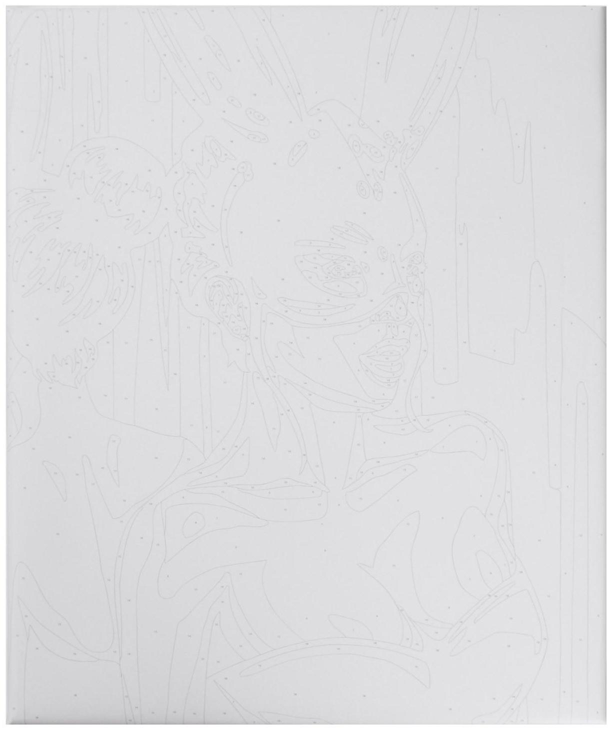 Картина по номерам на холсте с подрамником «Дерзкая девушка» 40х50 см