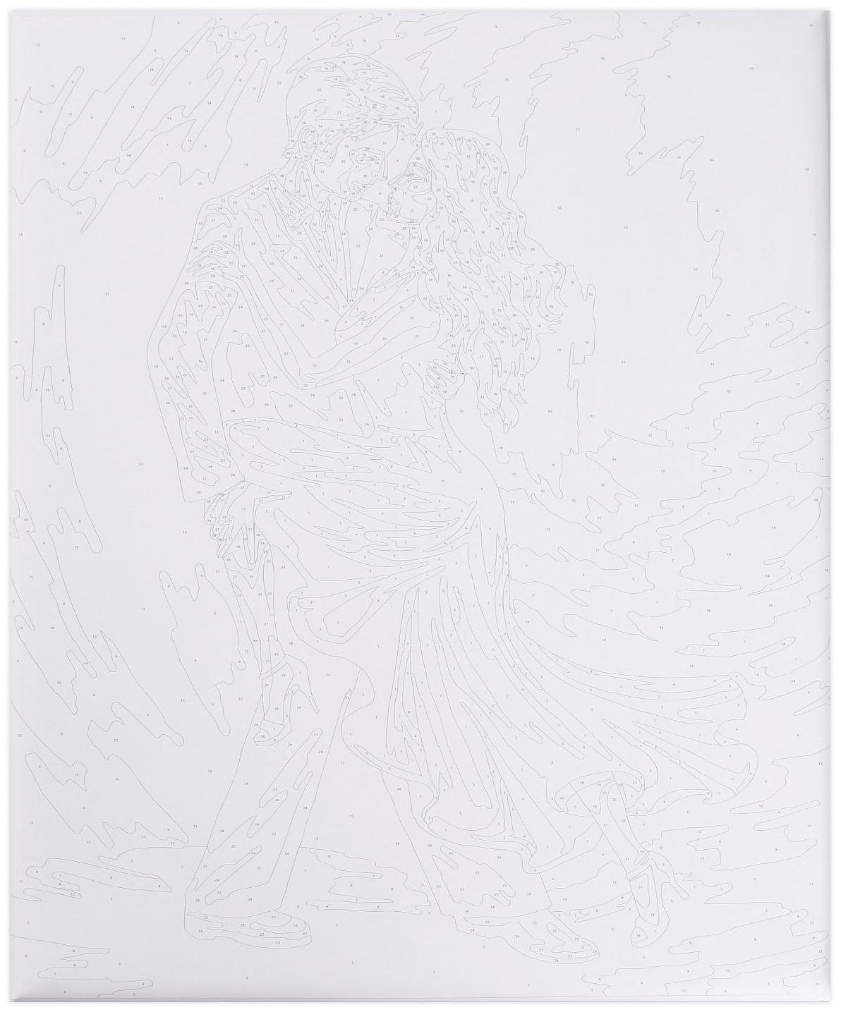 Картина по номерам на холсте с подрамником «Страстный танец» 40х50 см