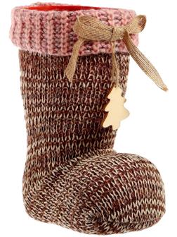 Конфетница «Сапожок» с бантом, цвет МИКС