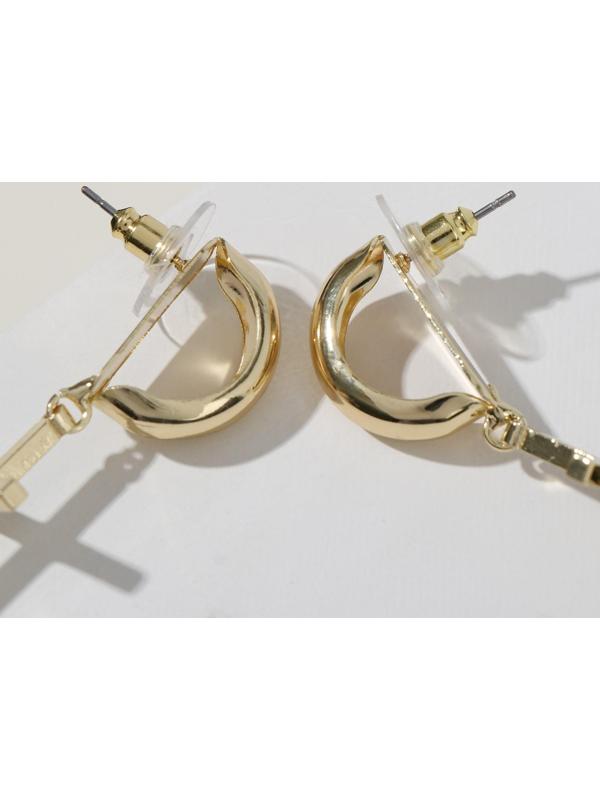 Серьги металл 