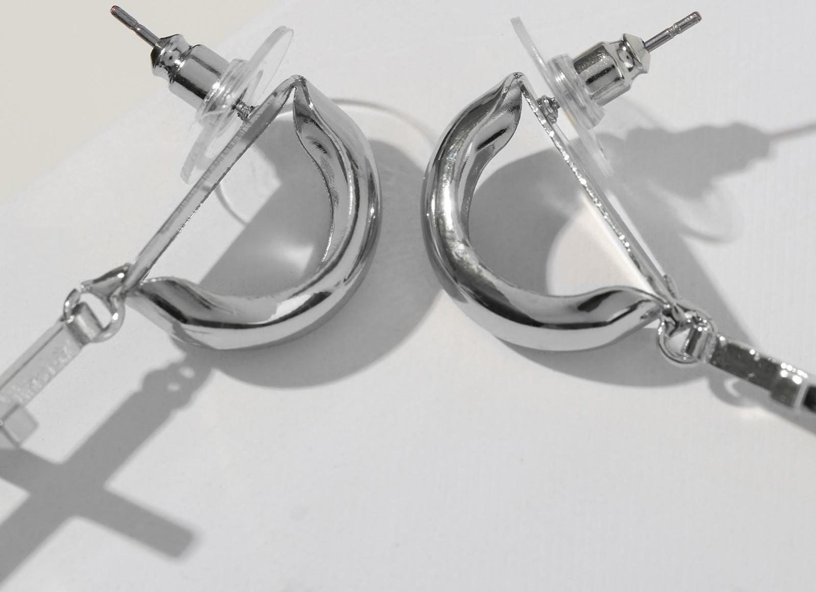 Серьги металл 