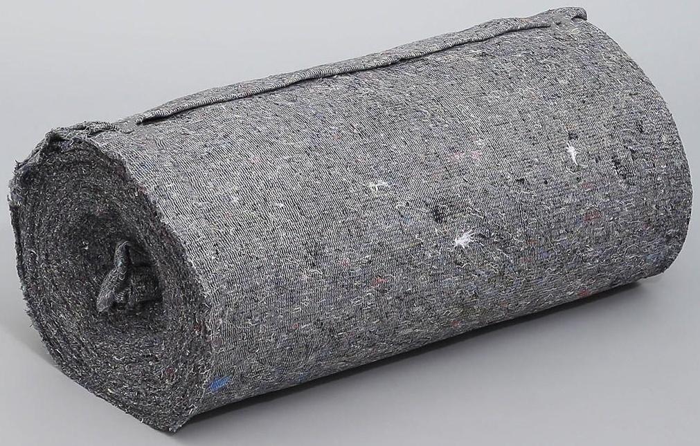 Холстопрошивное полотно (ХПП), ширина 75 см, 50 пог.м, плотность 170 г/м, 2,5 мм, цвет серый