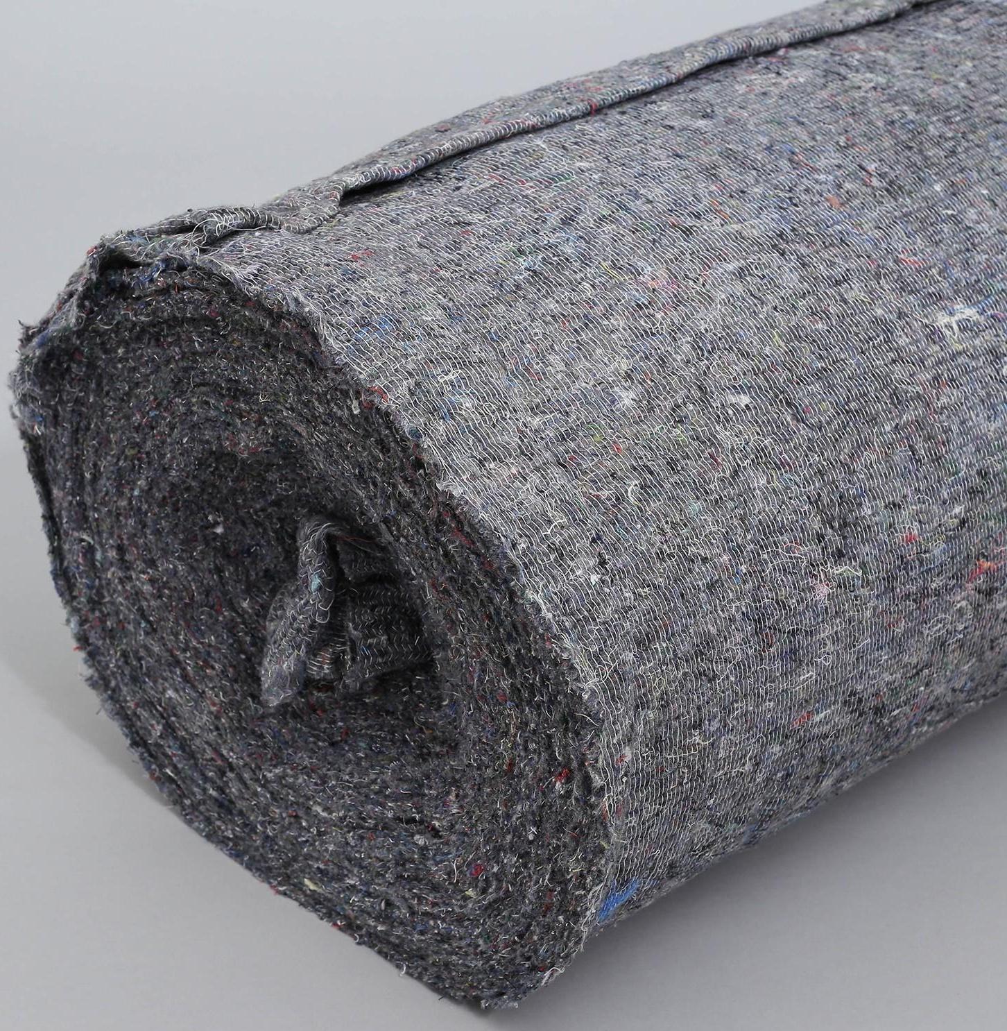 Холстопрошивное полотно (ХПП), ширина 75 см, 50 пог.м, плотность 170 г/м, 2,5 мм, цвет серый