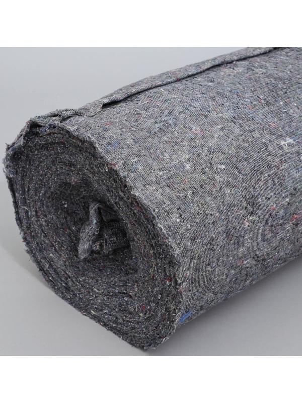 Холстопрошивное полотно (ХПП), ширина 75 см, 50 пог.м, плотность 170 г/м, 2,5 мм, цвет серый