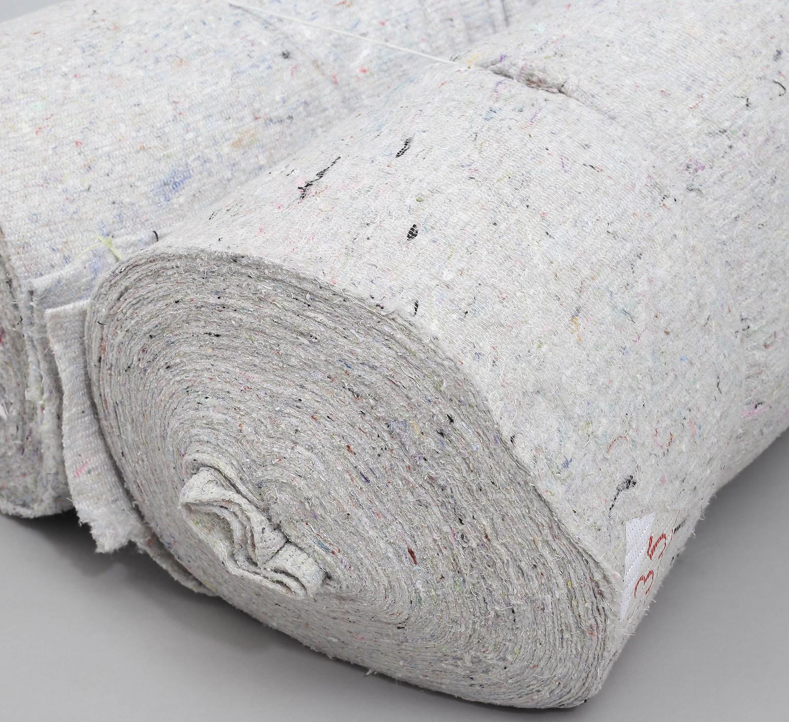 Холстопрошивное полотно (ХПП), ширина 150 см, 50 пог.м, плотность 170 г/м, 2,5 мм, цвет серо-белый