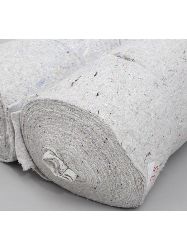 Холстопрошивное полотно (ХПП), ширина 150 см, 50 пог.м, плотность 170 г/м, 2,5 мм, цвет серо-белый