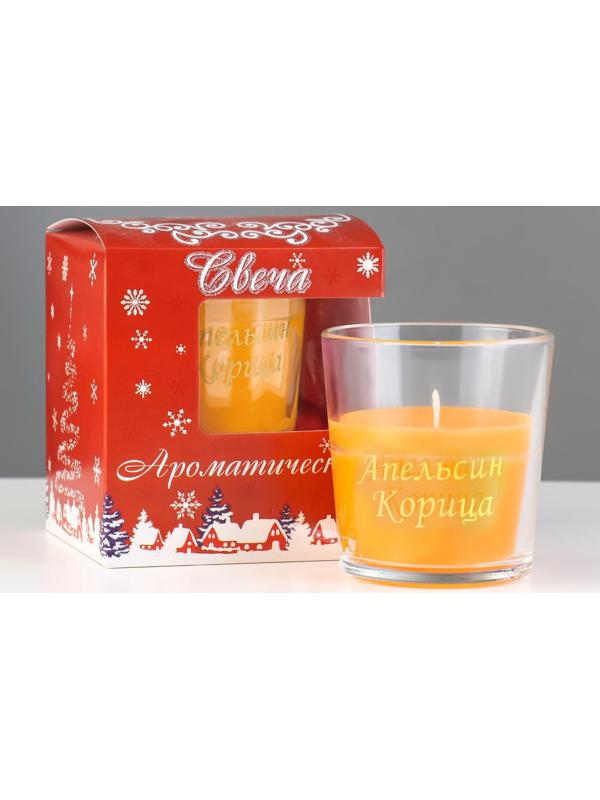 Свеча в стакане ароматическая 