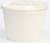 Контейнер круглый, с пластиковой крышкой, белый, 900 мл