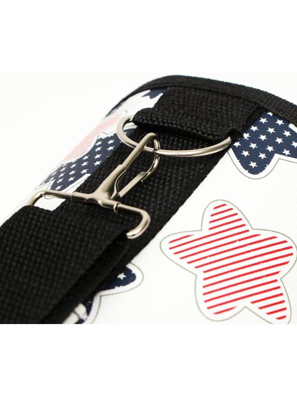 Сумка-переноска для кошек и собак, каркасная «Звездочки», размер L, 53 х 21 х 29 см