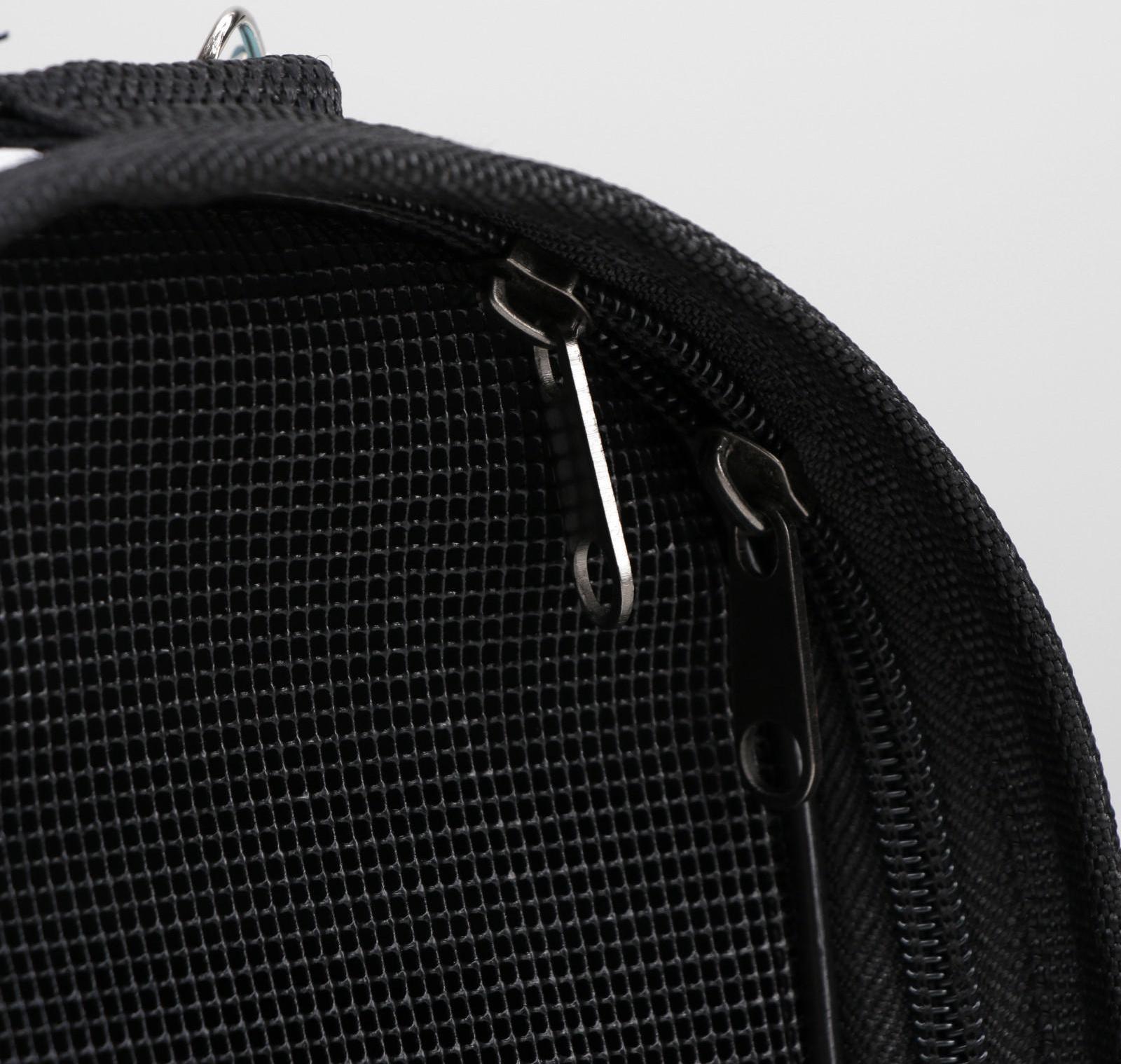 Сумка-переноска для кошек и собак, каркасная «Играющие котики», размер M, 45 х 21 х 27 см, голубая