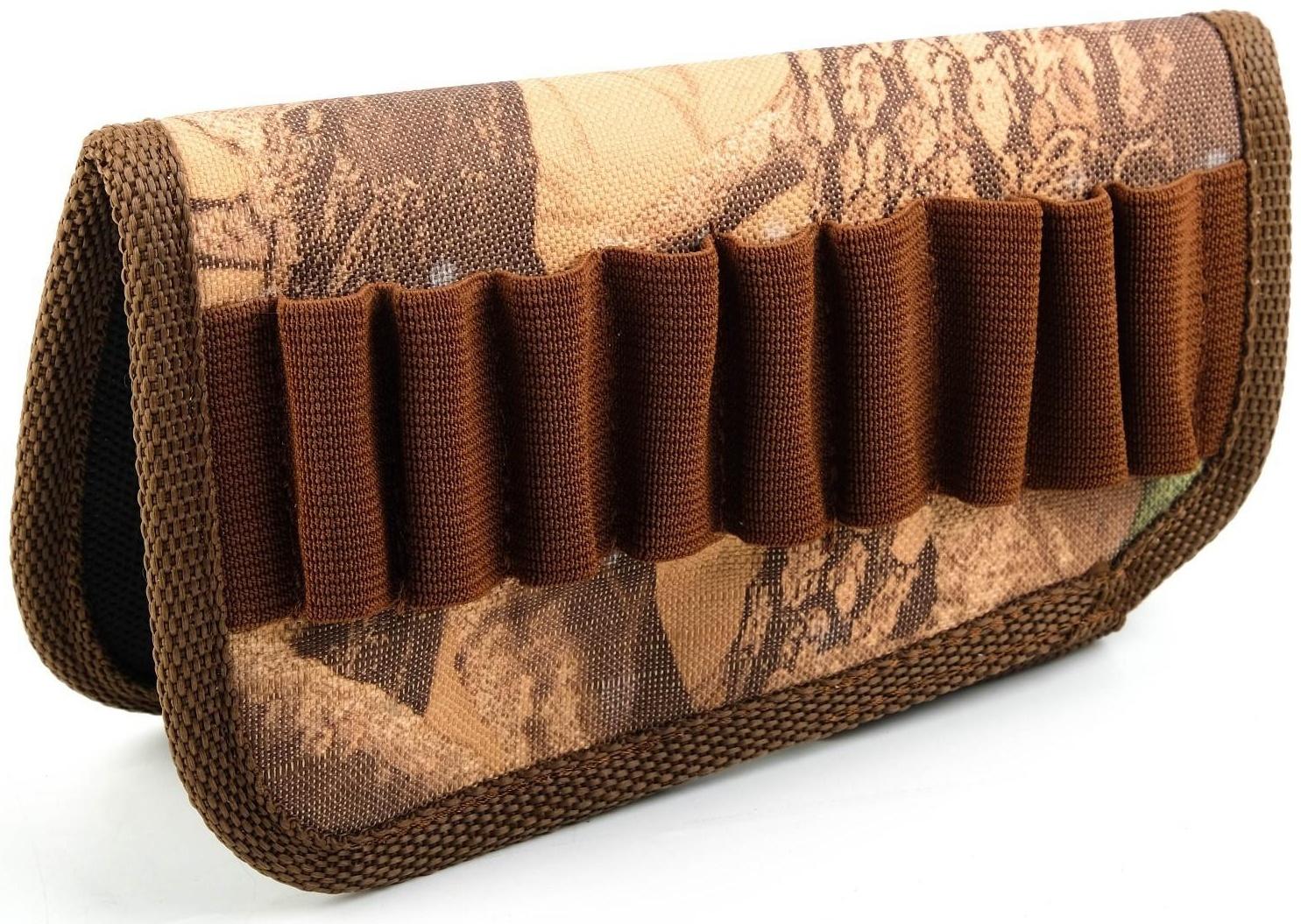 Патронташ на приклад под калибр 7,62 мм, на 9 патронов, ткань