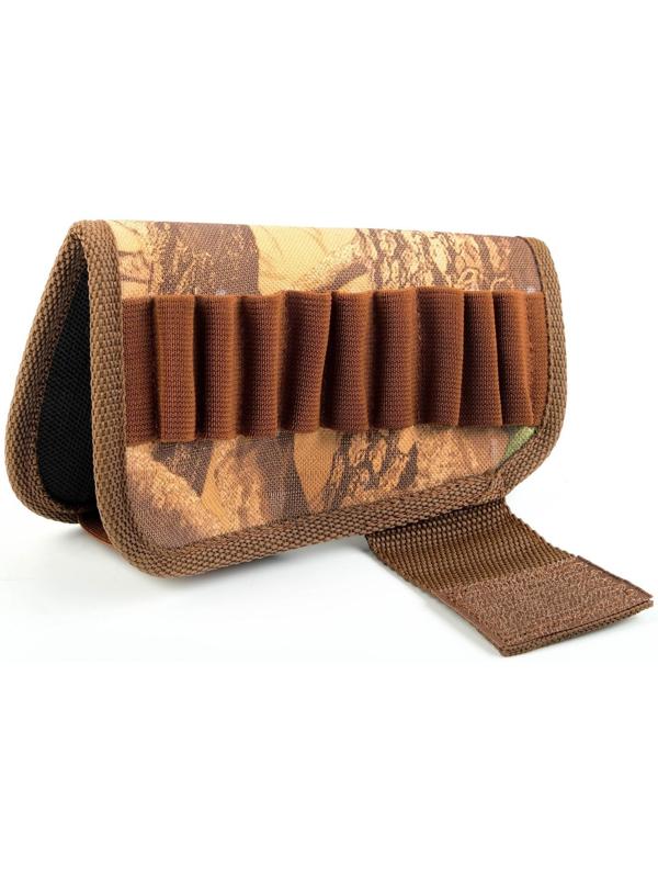 Патронташ на приклад под калибр 7,62 мм, на 9 патронов, ткань