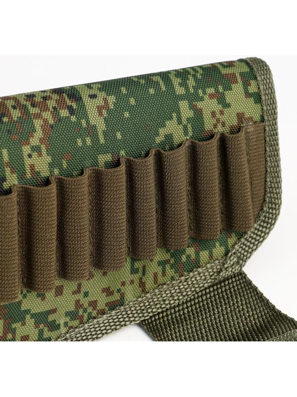 Патронташ на приклад под калибр 7,62 мм, на 9 патронов, ткань