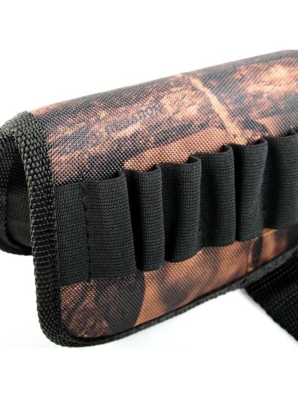 Патронташ на приклад под калибр 7,62 мм, на 9 патронов, ткань