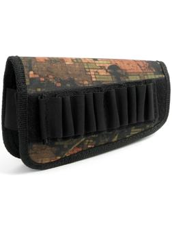 Патронташ на приклад универсальный, калибр 12, 16, 20, 7,62 мм, на 6 патронов, ткань