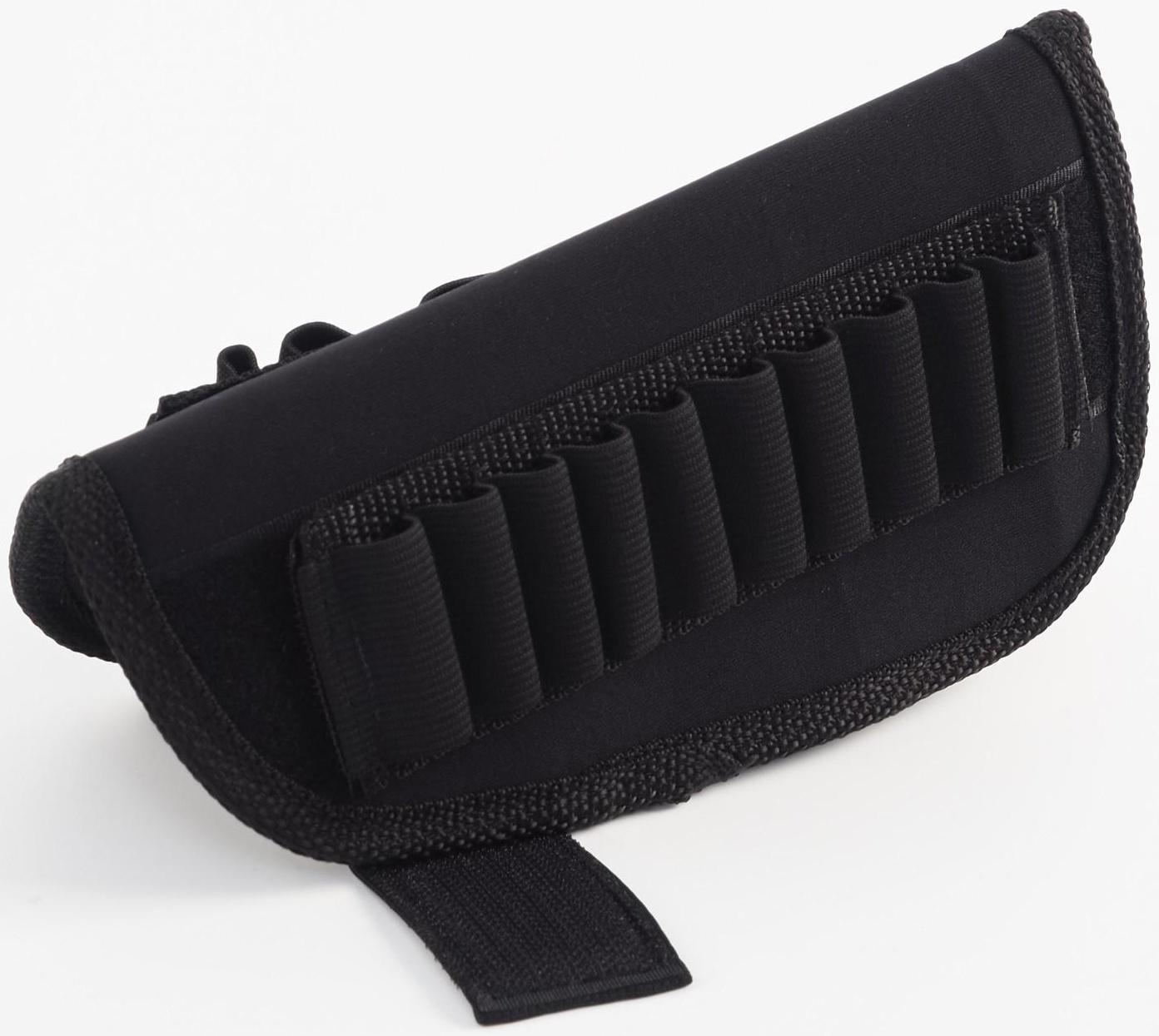 Патронташ на приклад универсальный, калибр 12, 16, 20, 7,62 мм, на 6 патронов, неопрен