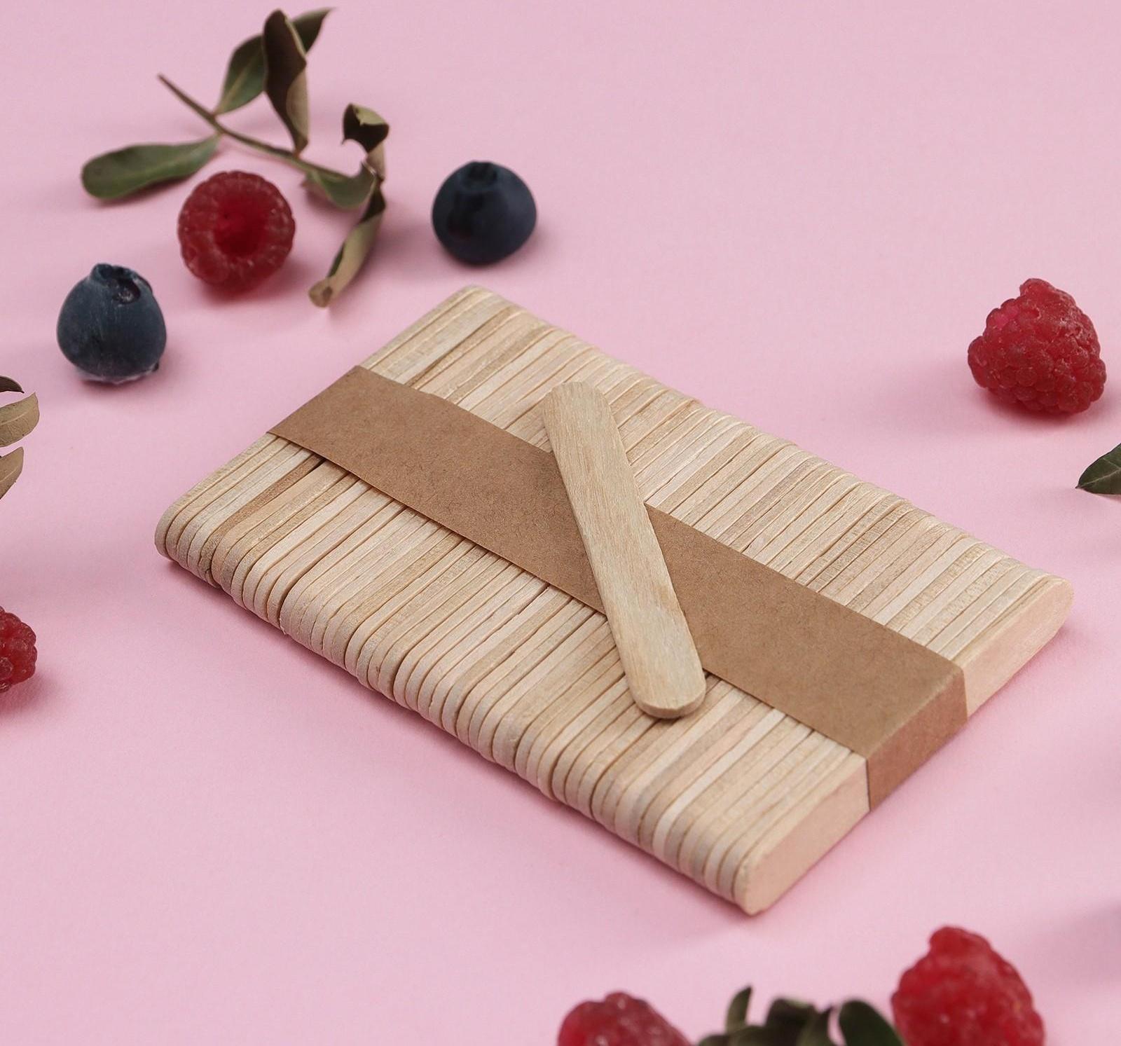 Набор палочек деревянных, 50 шт, 6,5×1,1 см