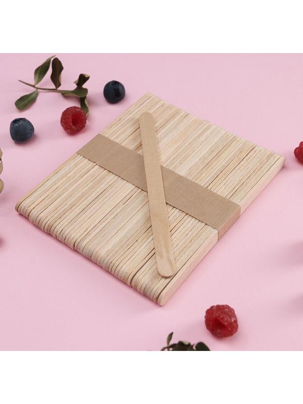 Набор палочек деревянных, 50 шт, 12,5×0,9 см