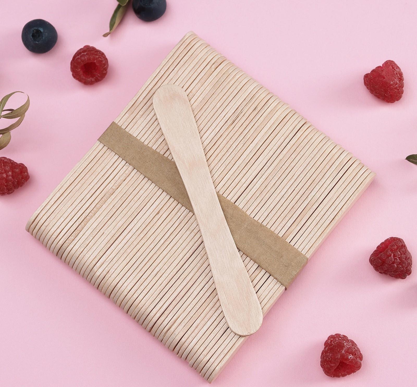 Набор палочек деревянных, фигурных, 50 шт, 11,4×1 см