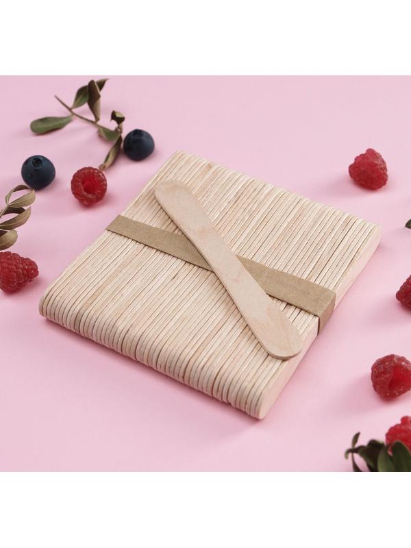 Набор палочек деревянных, фигурных, 50 шт, 11,4×1 см