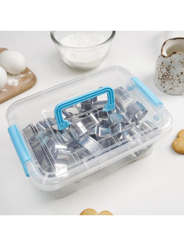 Набор форм для вырезания печенья «Лето», 20 шт, цвет хромированный