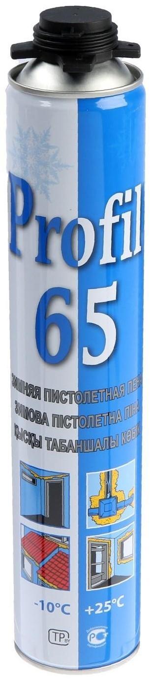 Пена монтажная Profil 65, профессиональная, зимняя, 820 мл