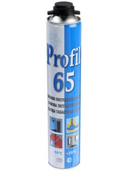 Пена монтажная Profil 65, профессиональная, зимняя, 820 мл