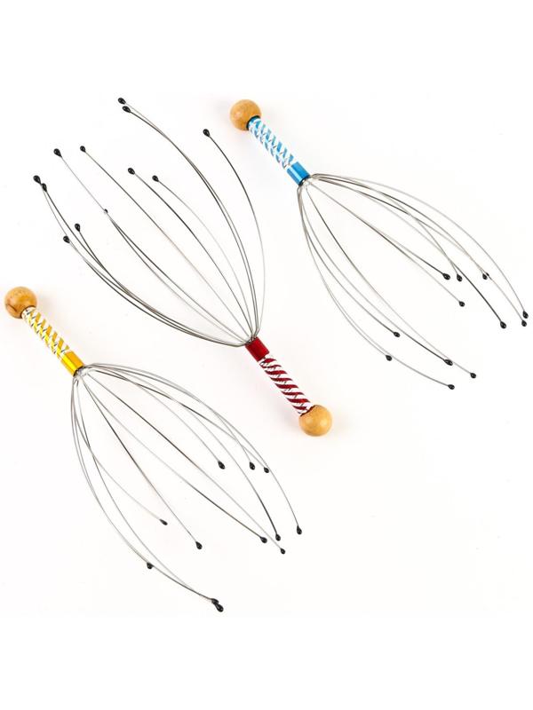 Массажер для головы мурашка «Эй, принцесса, меньше стресса», МИКС