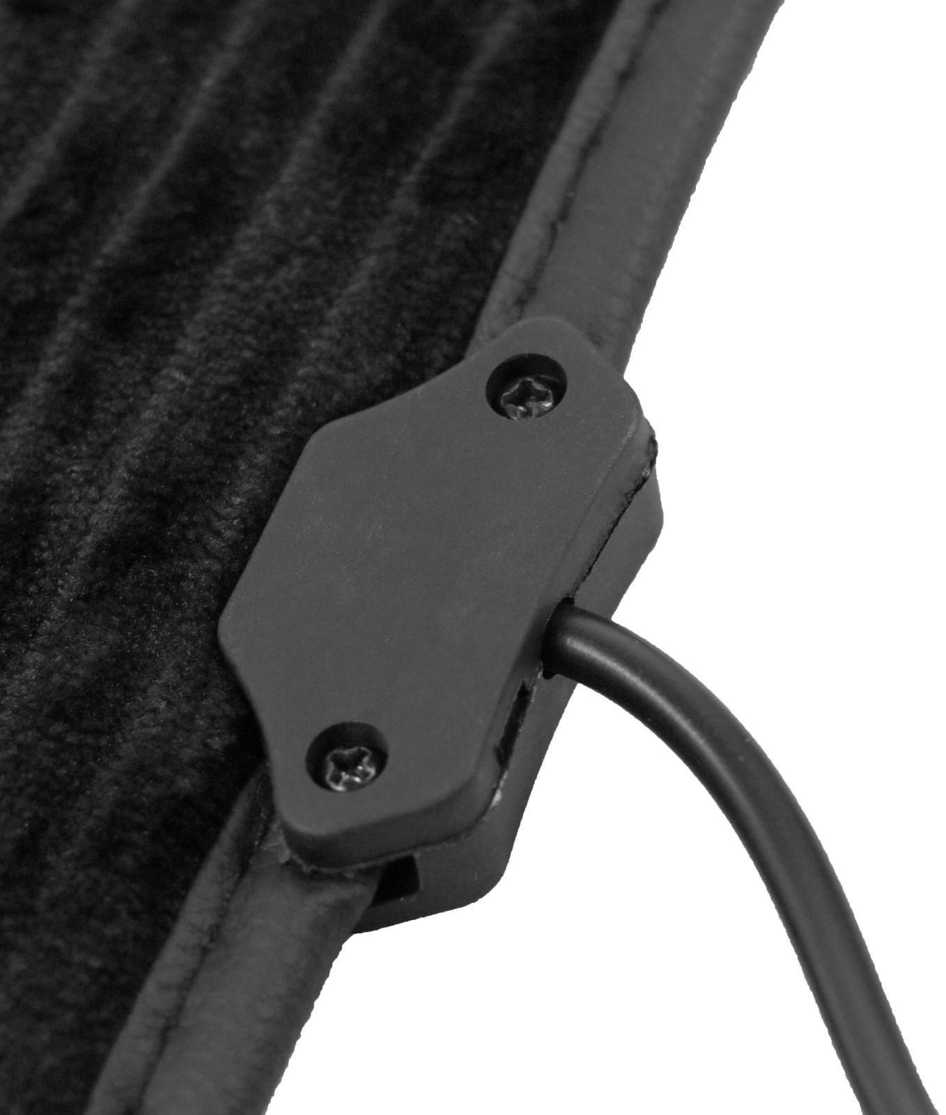 Накидка с подогревом TORSO, заднее сиденье, 12 В, регулятор, провод 120 см, велюр