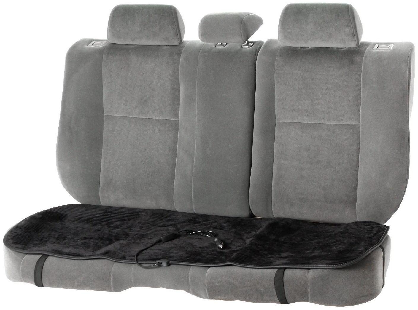 Накидка с подогревом TORSO, заднее сиденье, 12 В, регулятор, провод 120 см, велюр