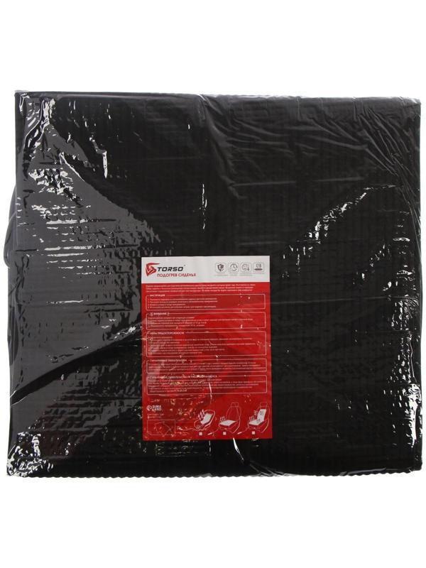 Накидка с подогревом TORSO, заднее сиденье, 12 В, регулятор, провод 120 см, велюр