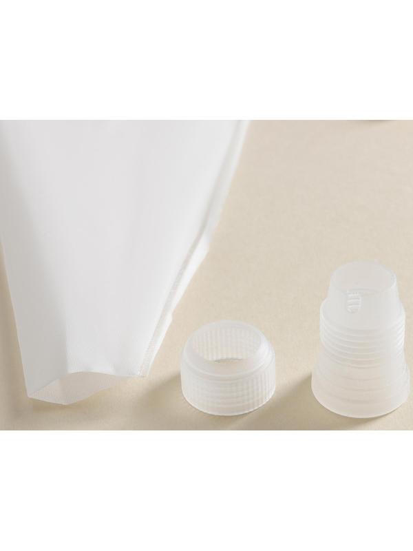 Набор кондитерский «Лориэн», 10 предметов: форма для выпечки «Цветок» 5 шт, 3 насадки, адаптер, мешок