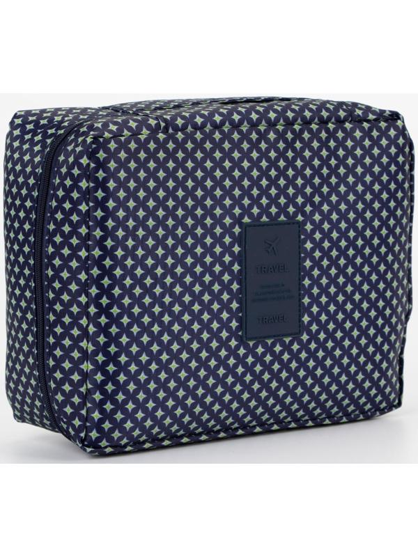 Косметичка на молнии, цвет синий