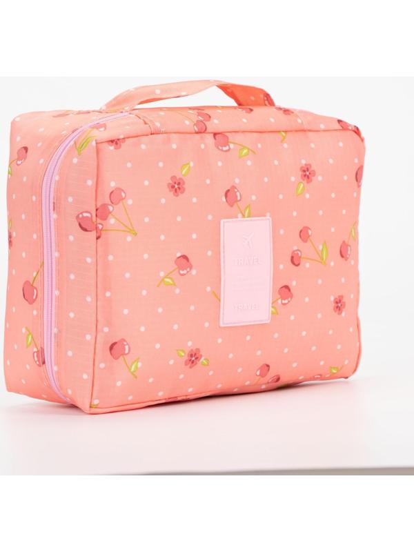 Косметичка на молнии, цвет розовый