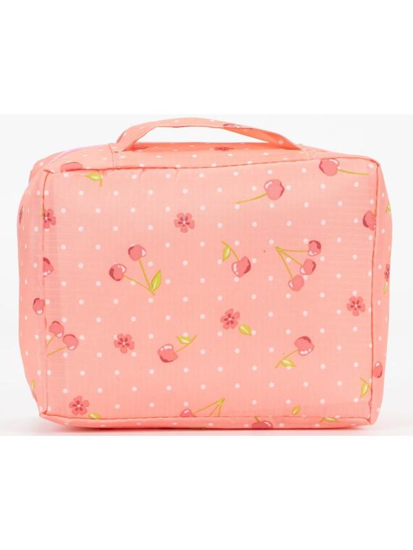 Косметичка на молнии, цвет розовый