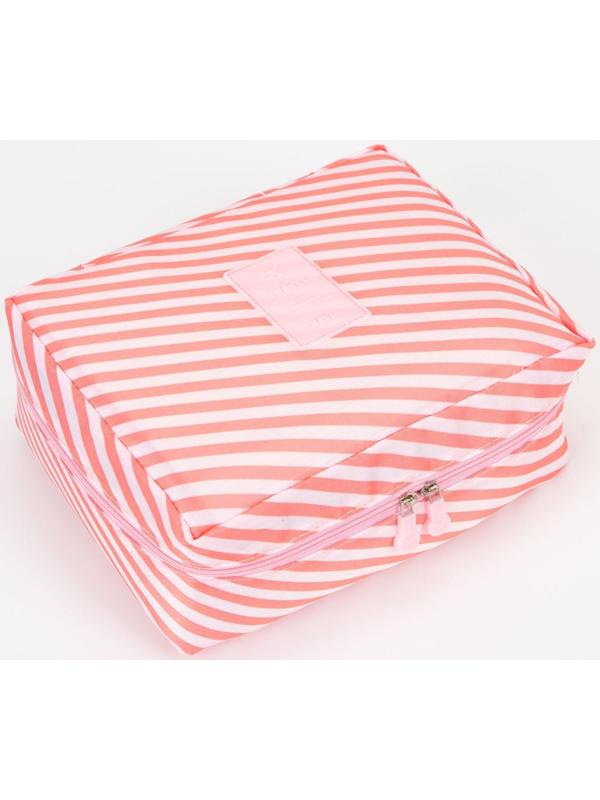 Косметичка на молнии, цвет розовый