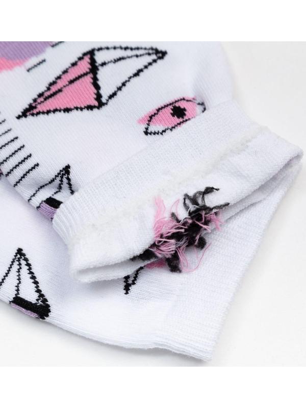 Носки мужские MINAKU «Фигуры» цвет белый, размер 40-41 (27 см)