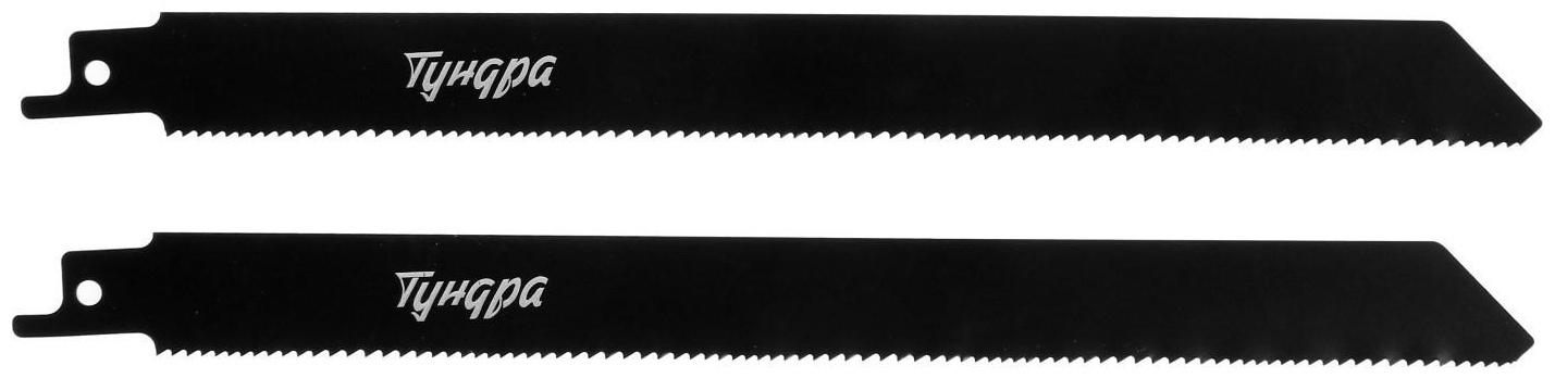 Полотна универсальные для сабельной пилы ТУНДРА, Bimetal, 200/227 х 1.8-2.5 мм, 2 шт.